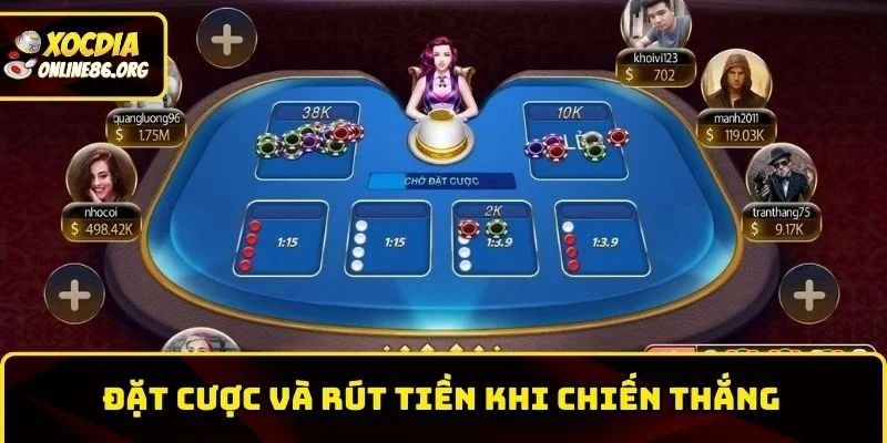 Nhanh tay đặt cược và rút tiền về khi chiến thắng tại Vip79